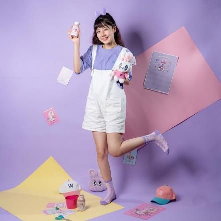 韓國 艾絲樂小兔合作襪款